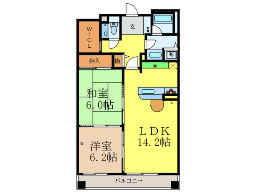 間取図 エントピア江坂
