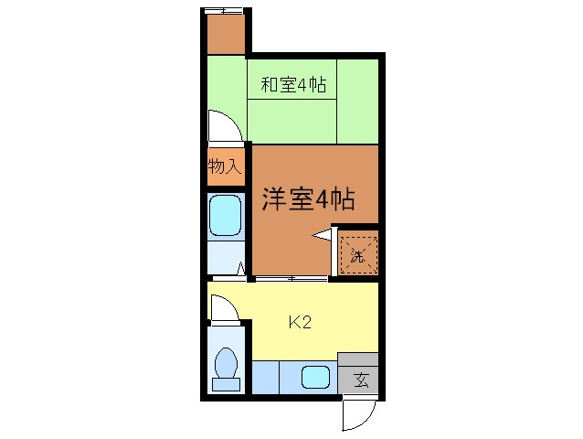 間取り図 ひかりハイツ