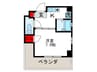 ＴＫプラザ 1Kの間取り