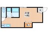 プレミアム寝屋川 1Rの間取り