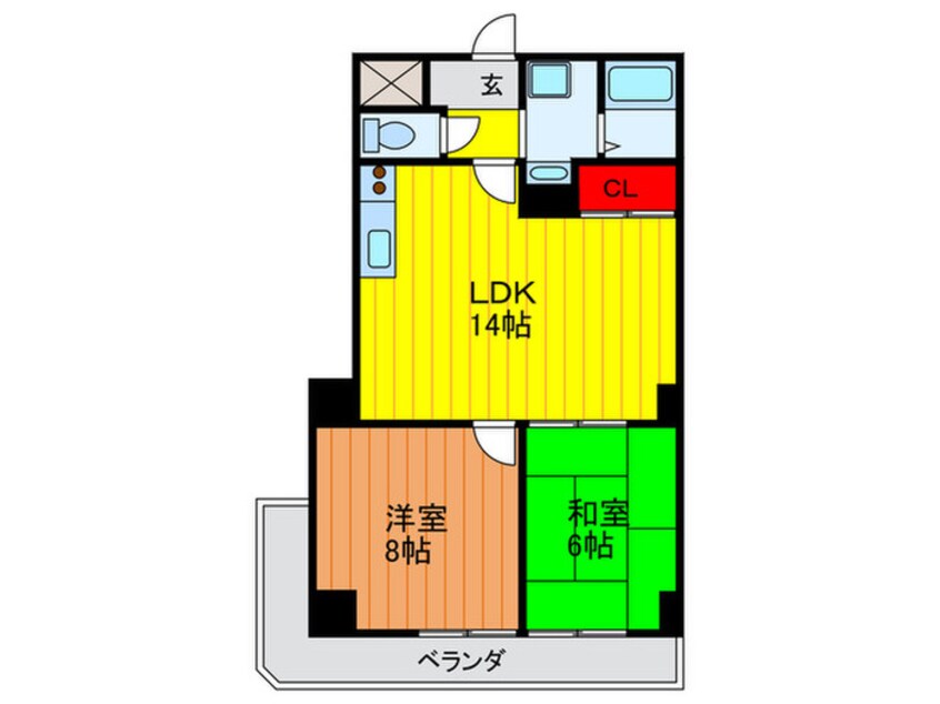 間取図 グランドヴィラ門真