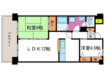 間取図 メイゾン桂東