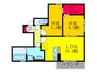 メゾンド・和 2LDKの間取り