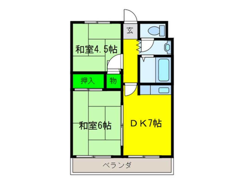 間取図 メゾン加美