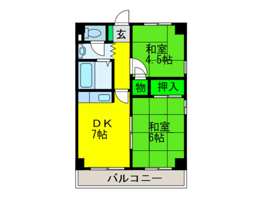 間取図 メゾン加美