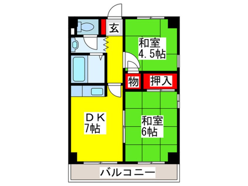 間取図 メゾン加美