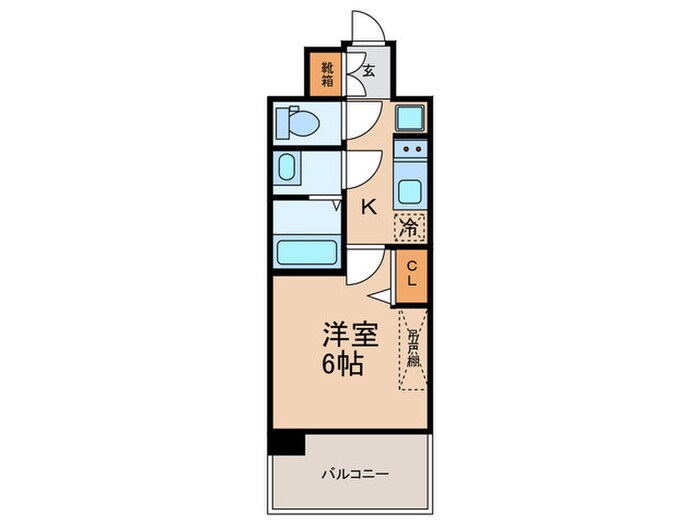 間取り図 プレサンス十条凛華(401)