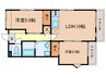ボナール Ζ 2LDKの間取り