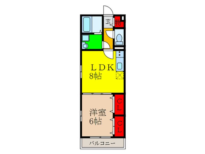 間取り図 ラ・フェスタ豊津