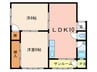 吉田ヴィラ 2LDKの間取り
