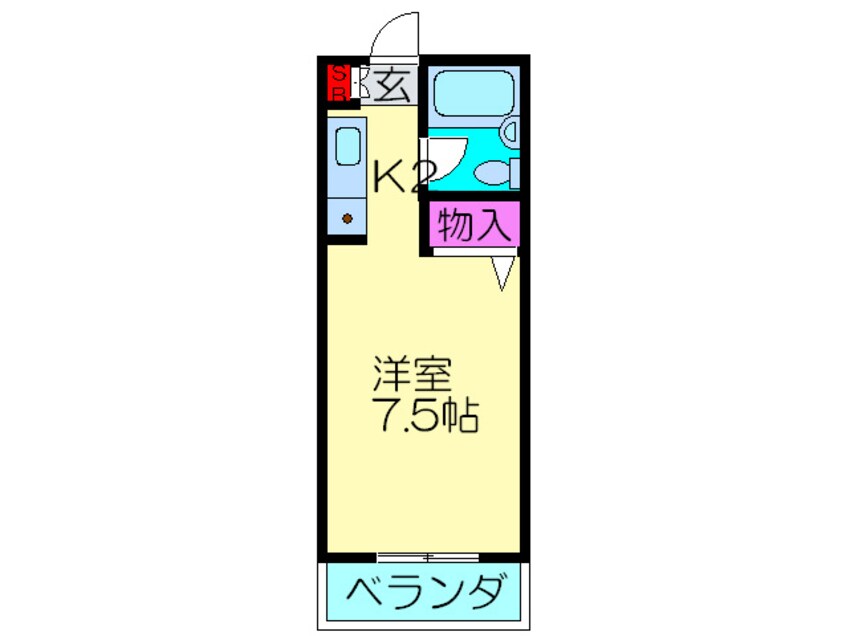 間取図 ホワイトハイツ