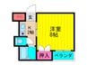 シャルマン清水 1Kの間取り