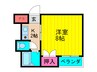 シャルマン清水 1Kの間取り