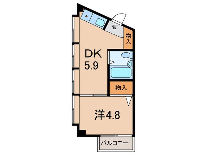 間取り図 加古川ヤングパレス