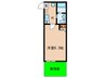 noa東寺駅 1Kの間取り