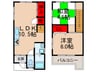 中石切５丁目貸家 2LDKの間取り