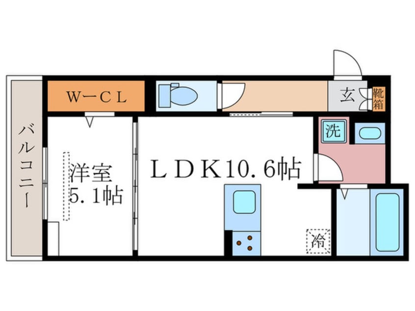 間取図 GRAMM岩倉