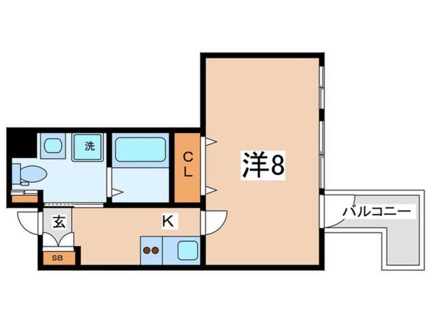 間取図 ベリーウェル阿倍野