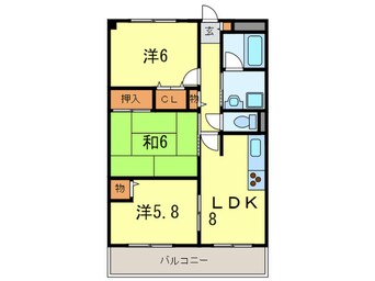 間取図 ｴｸｾﾚﾝﾄｽﾌﾟﾘﾝｸﾞ