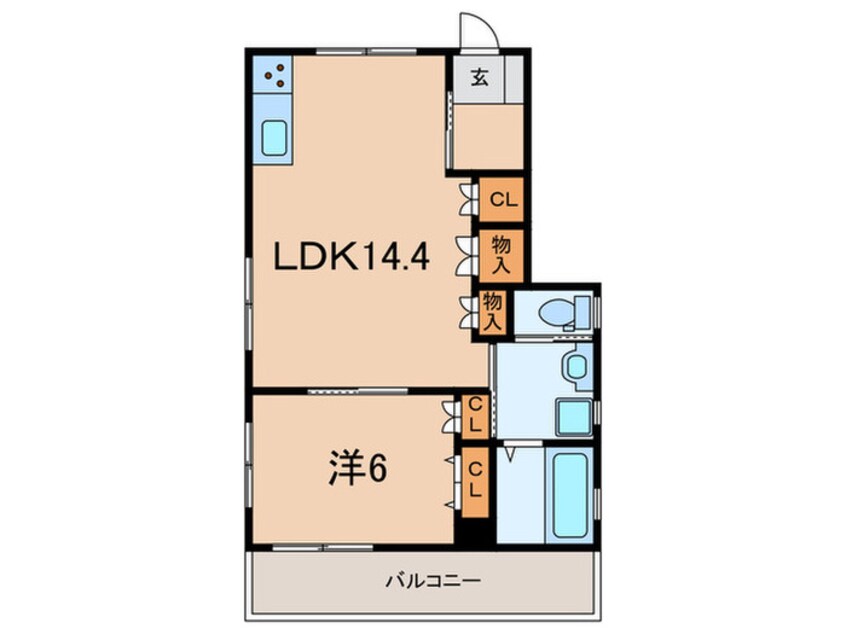 間取図 メゾンKNS