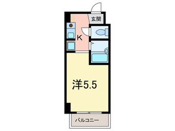 間取図 ハイエスト西芦屋