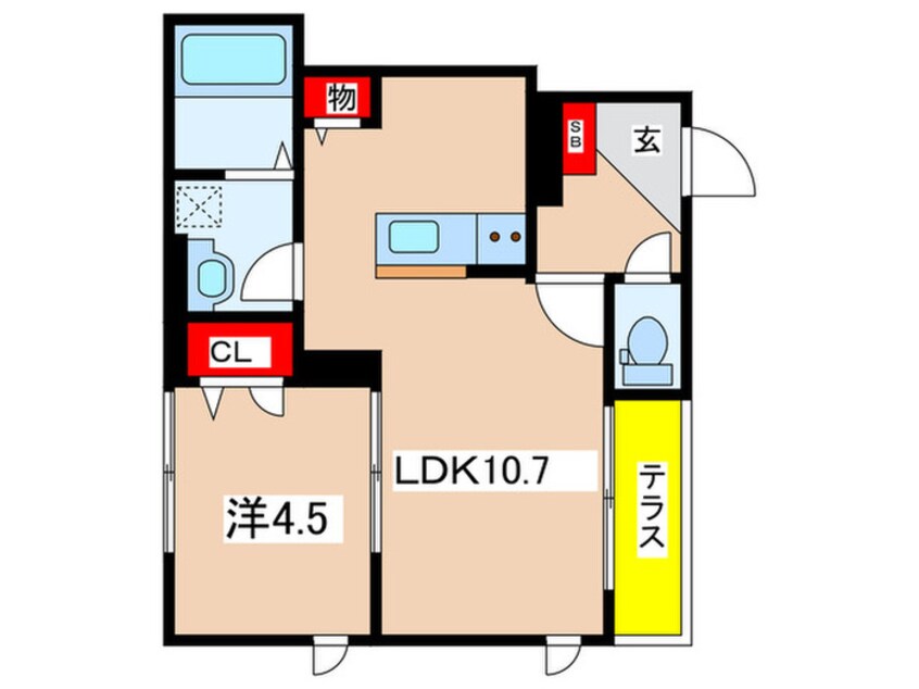 間取図 仮)コージーフラット