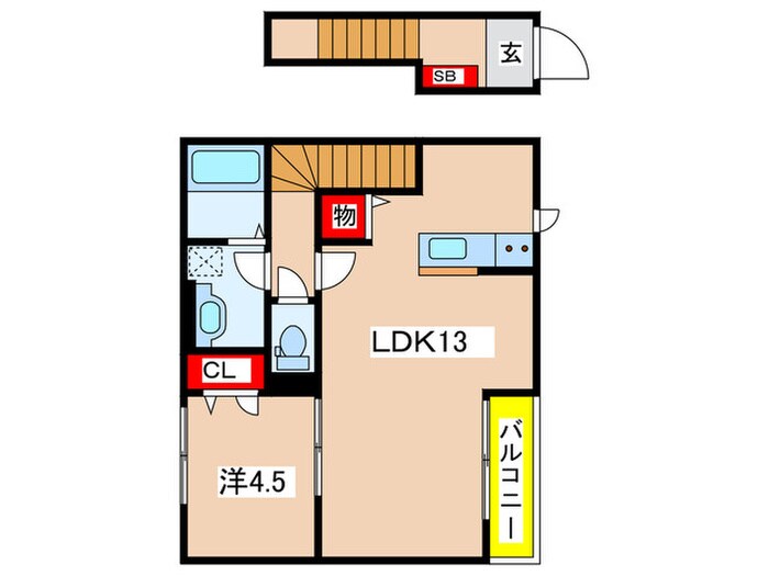 間取り図 仮)コージーフラット