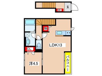 間取図 仮)コージーフラット