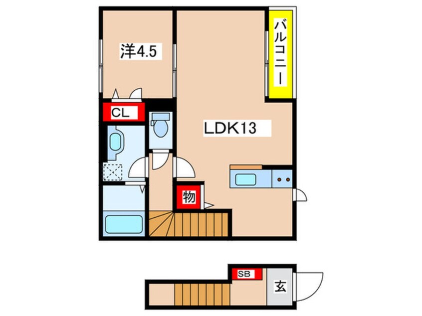 間取図 仮)コージーフラット