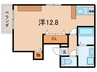 レグルス桜夙川 1Rの間取り