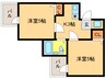 ミングル　ＲＯＳＡ 2Kの間取り