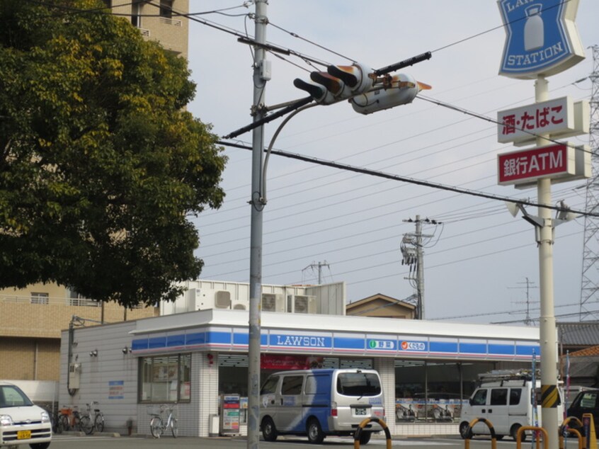 ローソン(コンビニ)まで80m もずグリ－ンハイツ