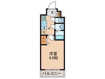 間取図 ﾌﾟﾚｻﾝｽTHEKYOTO澄華（507）