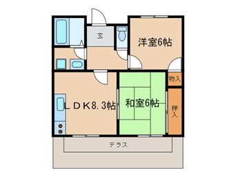間取図 エステ－ト樋口