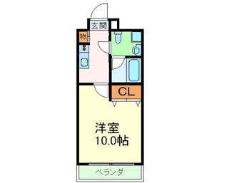 間取図 モンサンミッシェル北浜