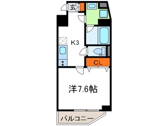 間取図 モンサンミッシェル北浜