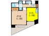 シャインビュ－新大阪 1DKの間取り