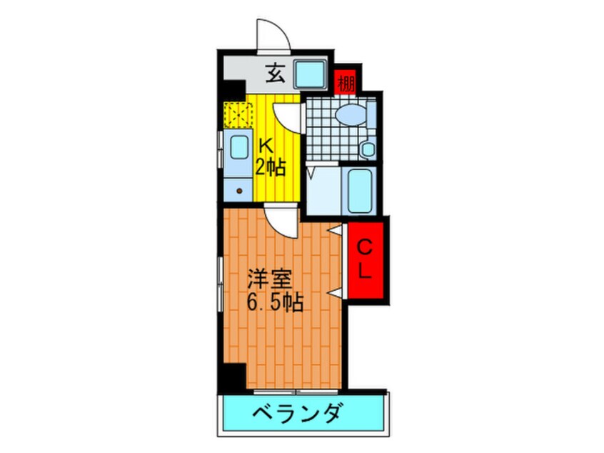 間取図 ソレアード京橋