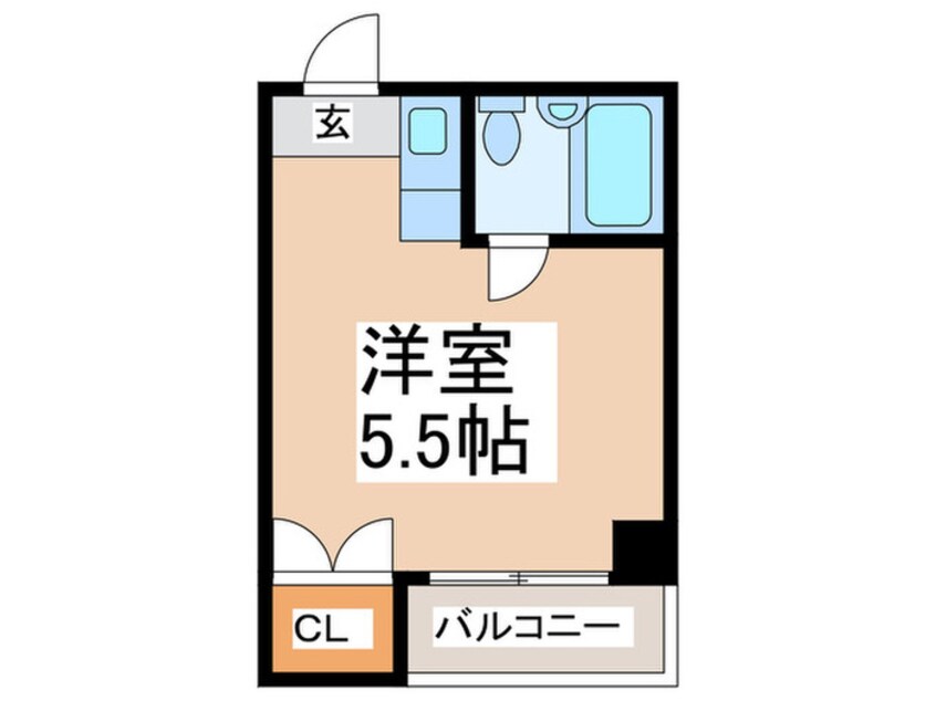 間取図 ソレイユ朝潮