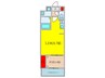 ArtizA緑地公園 1LDKの間取り