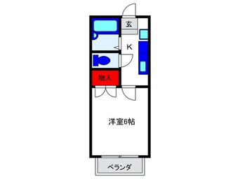 間取図 サマックス佐藤ハイツ