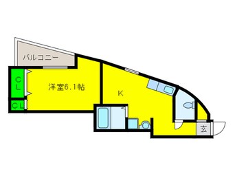 間取図 グリッター住之江