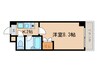 コンフォート太陽 1Kの間取り