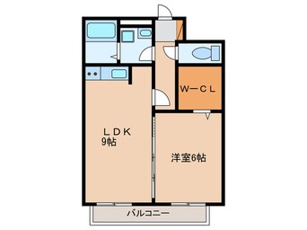 間取図 セジュ－ルコウハナＡ棟