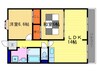 ドミ－ル高野 2LDKの間取り