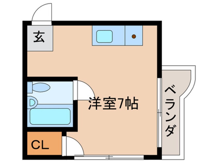間取図 ル　キャッスル松崎