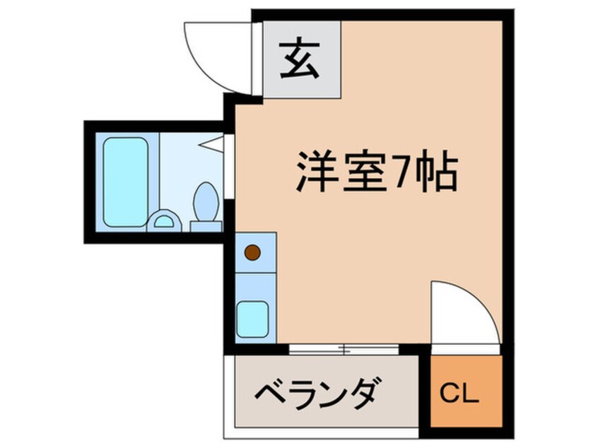 間取図 ル　キャッスル松崎