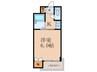 ＬＡＵＲＥＬ　ＨＯＵＳＥ 1Kの間取り