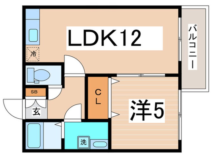 間取図 コスモスハイツ