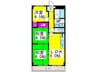新川第２マンション 3LDKの間取り